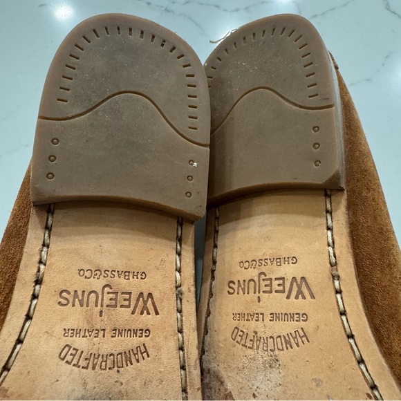 G.H. Bass Weejuns Tropic Floral Suede Leather Loafers Women's Size 11M - Picture 6 of 11